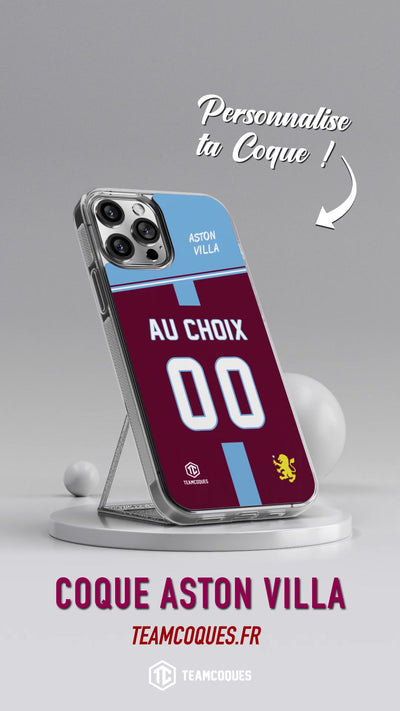 Vidéo Coque foot ASTON VILLA personnalisable - TEAMCOQUES