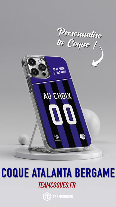 Vidéo Coque foot ATALANTA BERGAME personnalisable - TEAMCOQUES