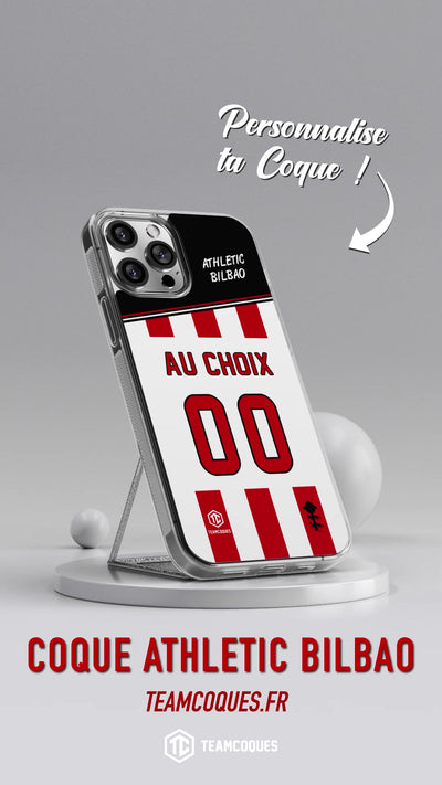 Vidéo Coque foot ATLETICO BILBAO personnalisable - TEAMCOQUES