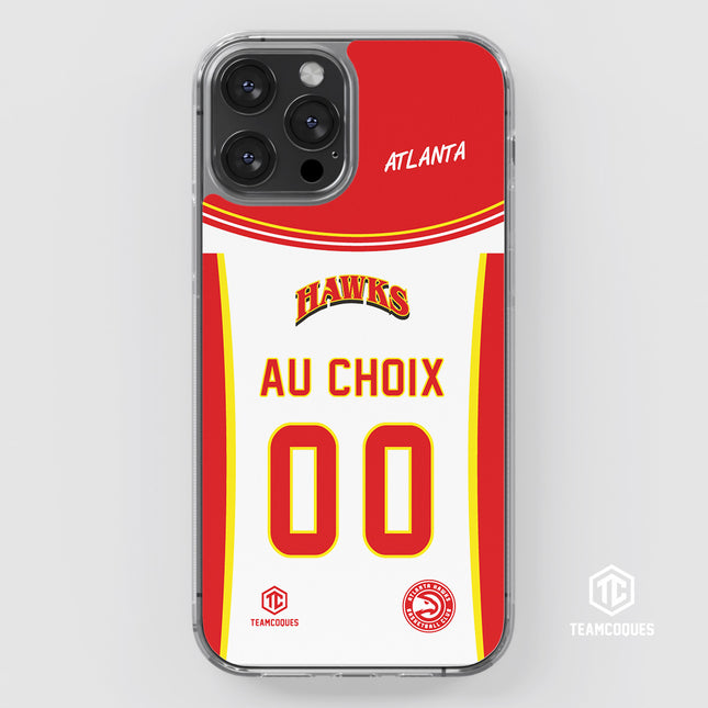Coque basket NBA ATLANTA HAWKS personnalisable - TEAMCOQUES