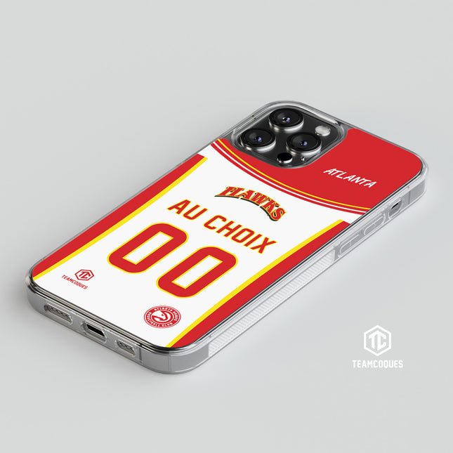 Coque basket NBA ATLANTA HAWKS personnalisable - TEAMCOQUES