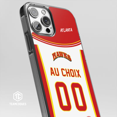 Coque basket NBA ATLANTA HAWKS personnalisable - TEAMCOQUES