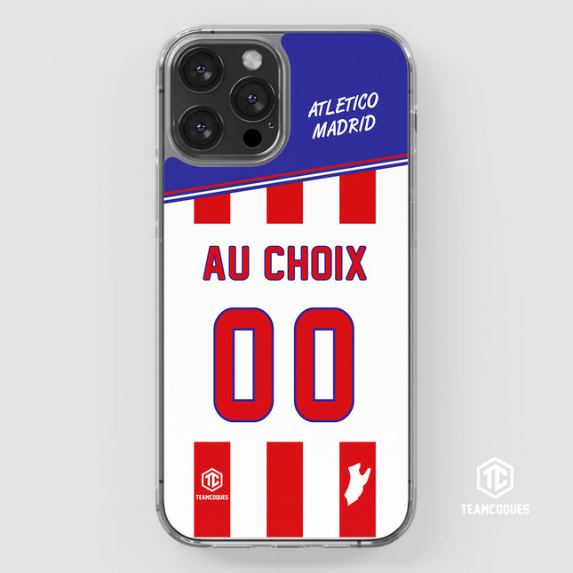 Coque foot ATLETICO MADRID personnalisable - TEAMCOQUES