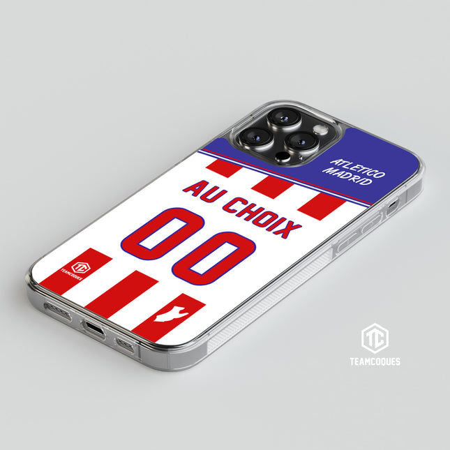 Coque foot ATLETICO MADRID personnalisable - TEAMCOQUES