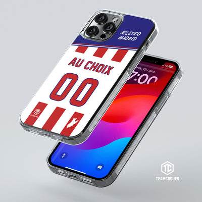 Coque foot ATLETICO MADRID personnalisable - TEAMCOQUES