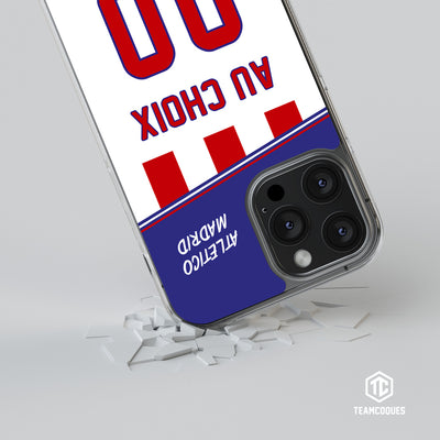 Coque foot ATLETICO MADRID personnalisable - TEAMCOQUES