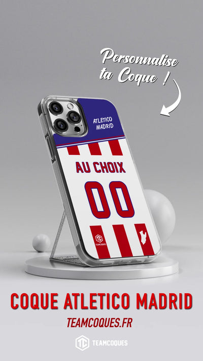 Vidéo Coque foot ATLETICO MADRID personnalisable - TEAMCOQUES