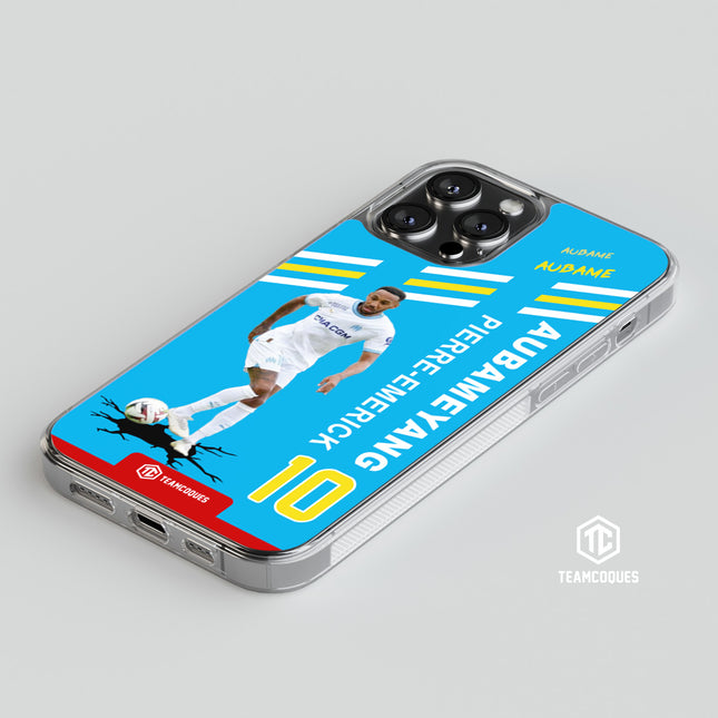 Coque joueur PIERRE-EMERICK AUBAMEYANG AUBAME MARSEILLE OM - TEAMCOQUES