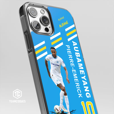 Coque joueur PIERRE-EMERICK AUBAMEYANG AUBAME MARSEILLE OM - TEAMCOQUES