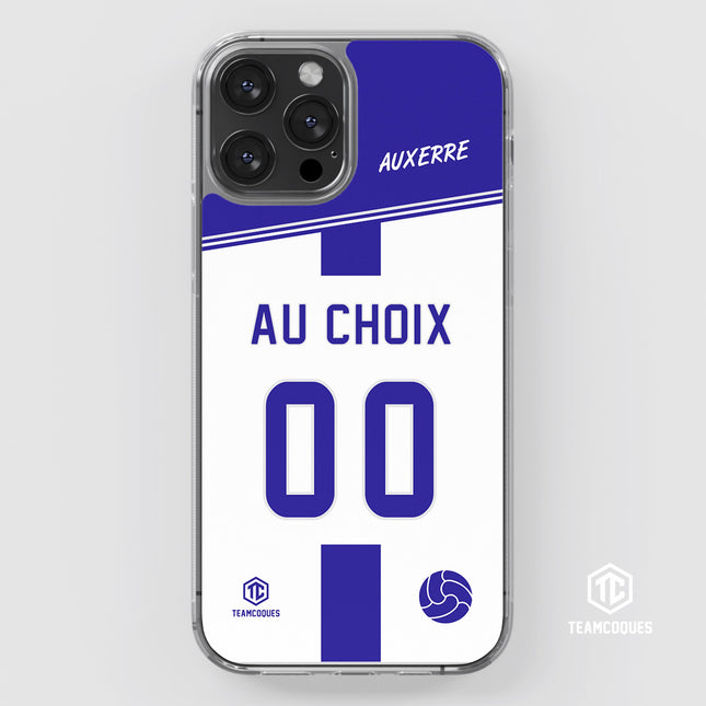 Coque foot AUXERRE personnalisable - TEAMCOQUES
