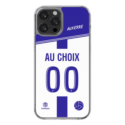 Coque foot AUXERRE personnalisable - TEAMCOQUES
