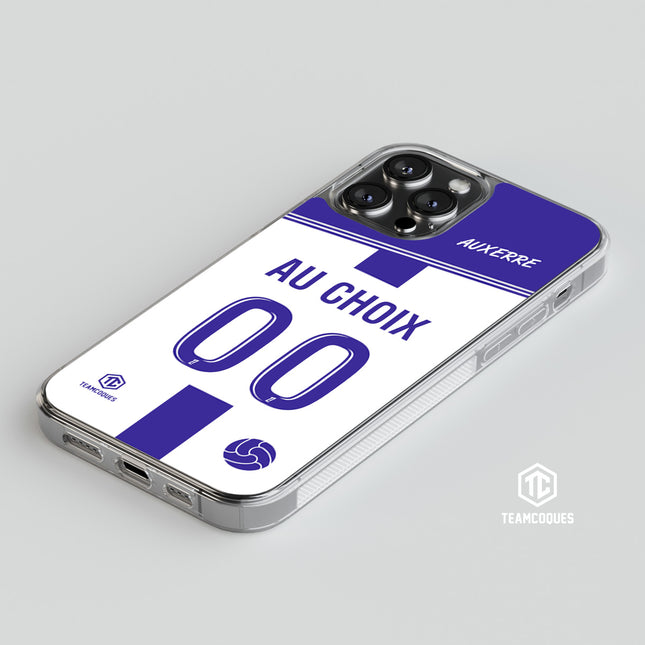 Coque foot AUXERRE personnalisable - TEAMCOQUES