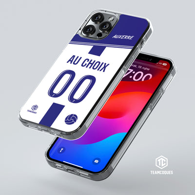 Coque foot AUXERRE personnalisable - TEAMCOQUES