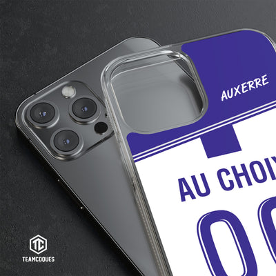 Coque foot AUXERRE personnalisable - TEAMCOQUES
