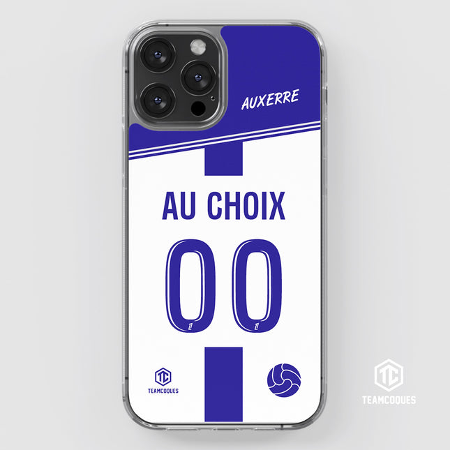 Coque foot AUXERRE personnalisable - TEAMCOQUES
