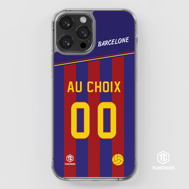 Coque foot BARCELONE BARÇA personnalisable - TEAMCOQUES