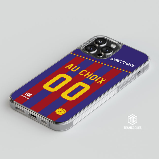Coque foot BARCELONE BARÇA BARCA personnalisable - TEAMCOQUES