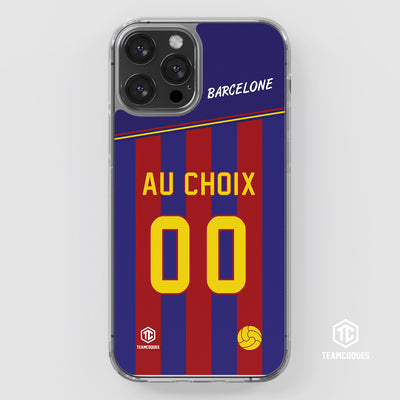Coque foot BARCELONE BARÇA personnalisable - TEAMCOQUES