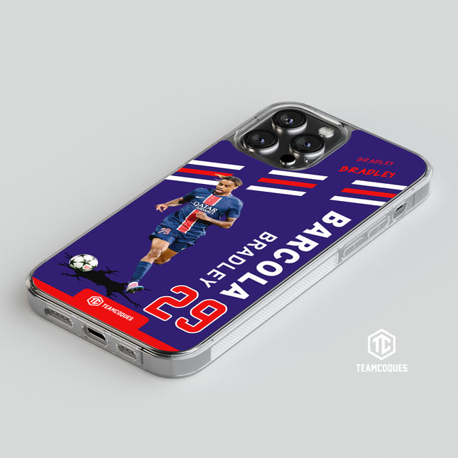Coque joueur BRADLEY BARCOLA PARIS - TEAMCOQUES