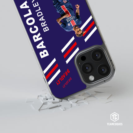 Coque joueur BRADLEY BARCOLA PARIS PSG - TEAMCOQUES