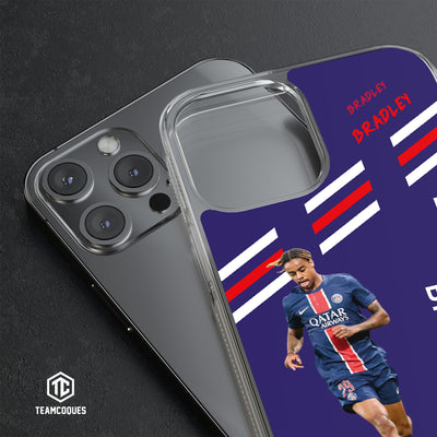Coque joueur BRADLEY BARCOLA PARIS PSG - TEAMCOQUES