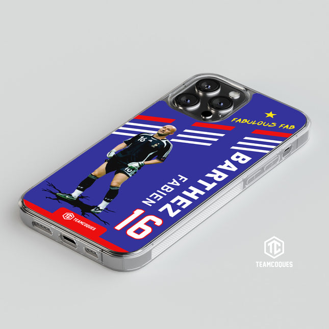 Coque joueur FABIEN BARTHEZ EQUIPE DE FRANCE 1998 - TEAMCOQUES