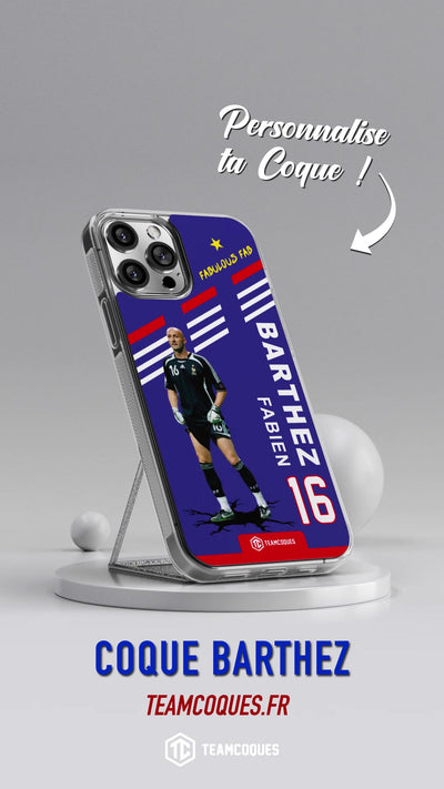 Vidéo Coque joueur FABIEN BARTHEZ EQUIPE DE FRANCE 1998 - TEAMCOQUES