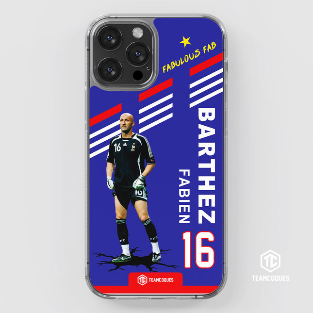 Coque joueur FABIEN BARTHEZ EQUIPE DE FRANCE 1998 - TEAMCOQUES