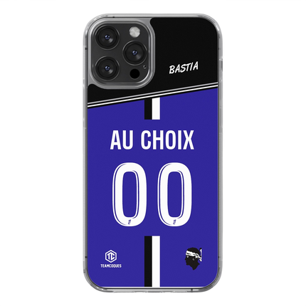 Coque foot BASTIA personnalisable - TEAMCOQUES
