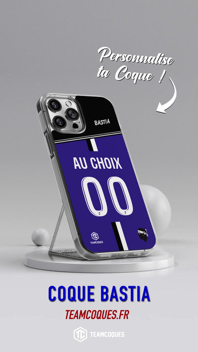 Vidéo Coque foot BASTIA personnalisable - TEAMCOQUES