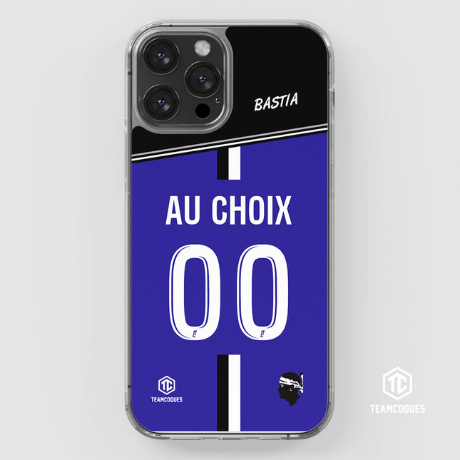 Coque foot BASTIA personnalisable - TEAMCOQUES