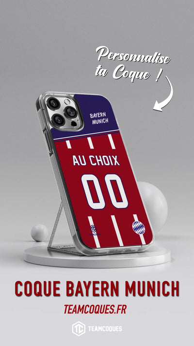 Vidéo Coque foot BAYERN MUNICH personnalisable - TEAMCOQUES