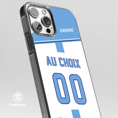 Coque rugby BAYONNE personnalisable - TEAMCOQUES