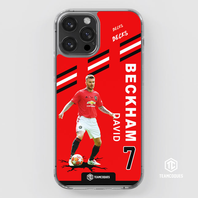 Coque joueur DAVID BECKHAM MANCHESTER UNITED - TEAMCOQUES