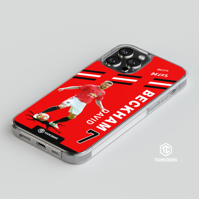 Coque joueur DAVID BECKHAM MANCHESTER UNITED - TEAMCOQUES