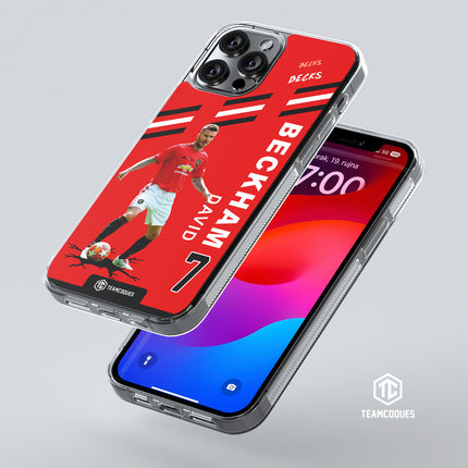 Coque joueur DAVID BECKHAM MANCHESTER UNITED - TEAMCOQUES
