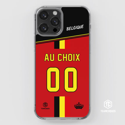Coque foot BELGIQUE personnalisable - TEAMCOQUES