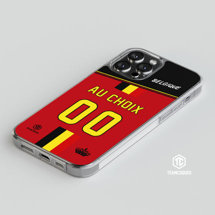 Coque foot BELGIQUE personnalisable - TEAMCOQUES