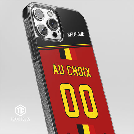 Coque foot BELGIQUE personnalisable - TEAMCOQUES