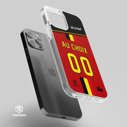 Coque foot BELGIQUE personnalisable - TEAMCOQUES