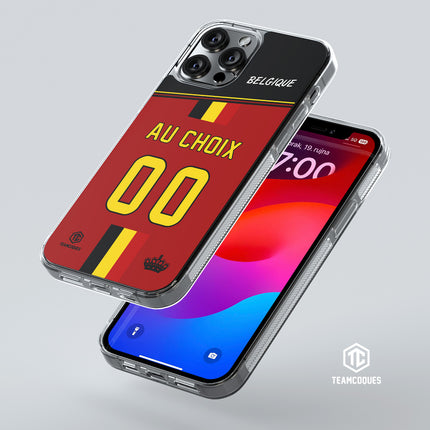 Coque foot BELGIQUE personnalisable - TEAMCOQUES