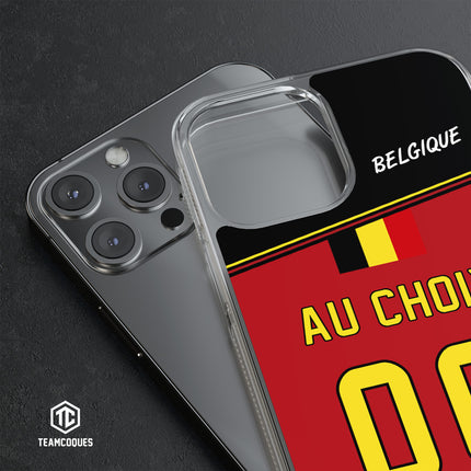 Coque foot BELGIQUE personnalisable - TEAMCOQUES