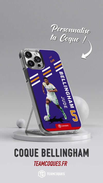 Vidéo Coque joueur JUDE BELLINGHAM REAL MADRID - TEAMCOQUES