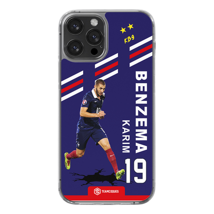 Coque joueur KARIM BENZEMA EQUIPE DE FRANCE EDF 2014 - TEAMCOQUES