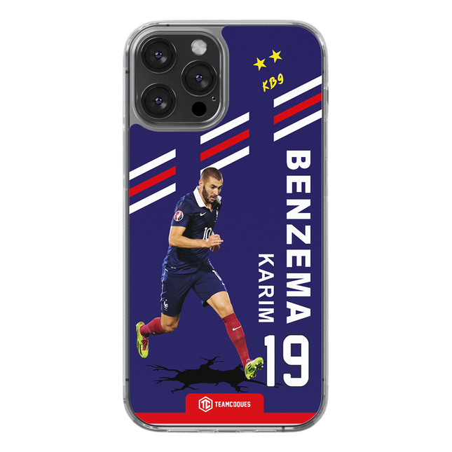 Coque joueur KARIM BENZEMA EQUIPE DE FRANCE EDF 2014 - TEAMCOQUES