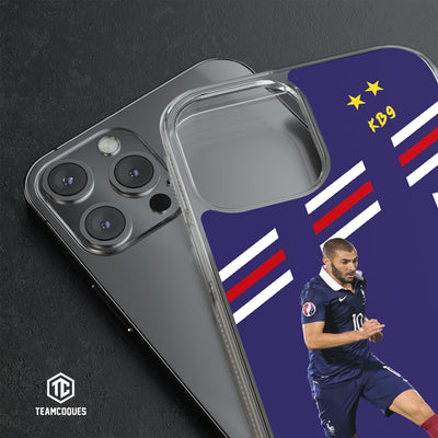 Coque joueur KARIM BENZEMA EQUIPE DE FRANCE EDF 2014 - TEAMCOQUES