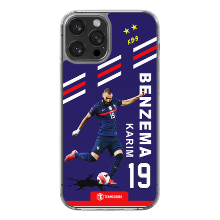 Coque joueur KARIM BENZEMA EQUIPE DE FRANCE EDF 2022 - TEAMCOQUES
