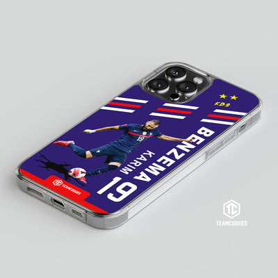 Coque joueur KARIM BENZEMA EQUIPE DE FRANCE EDF 2022 - TEAMCOQUES