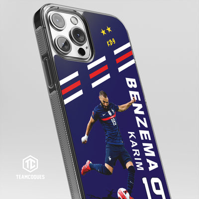 Coque joueur KARIM BENZEMA EQUIPE DE FRANCE EDF 2022 - TEAMCOQUES