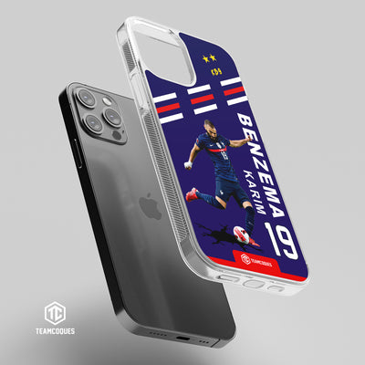 Coque joueur KARIM BENZEMA EQUIPE DE FRANCE EDF 2022 - TEAMCOQUES